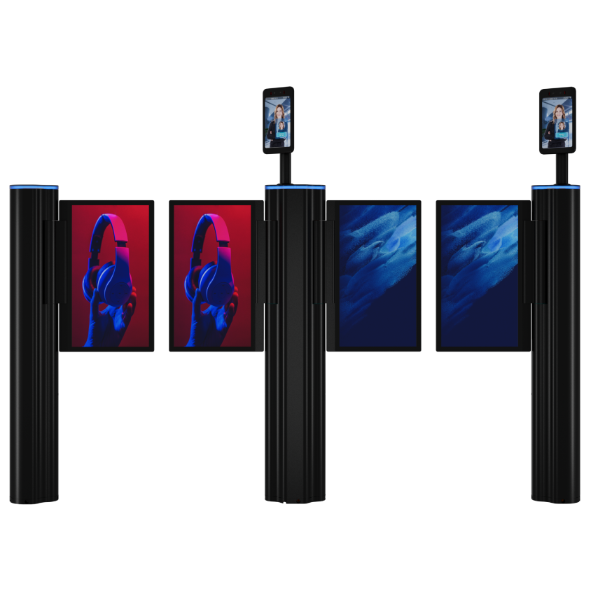 BESYBZ-LCD – Couloir rapide avec écran publicitaire