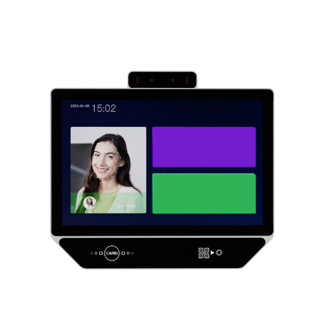 ES-RCM02 (10,1 pouces)(Visage+Carte+Code QR)